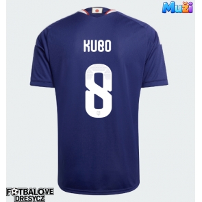 Japonsko Takefusa Kubo #8 Domácí Dres MS 2026 Krátký Rukáv Japonsko Takefusa Kubo #8 Domácí Dres MS 2026 Krátký Rukáv